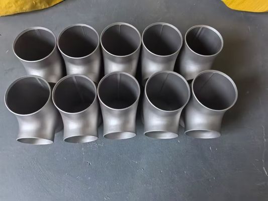 ASTM GR2 GR7 GR9 Titanium Tee For Pipeline And Couplings