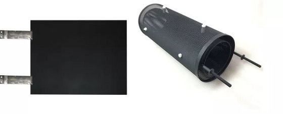 Ir-Ta Coated Mixed Metal Oxide MMO Titanium Tubular Electrode Electroplating