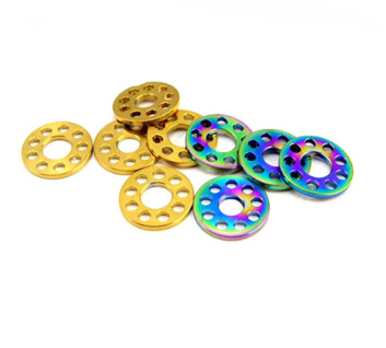 Customized titanium gr5 washers for automobile and bike